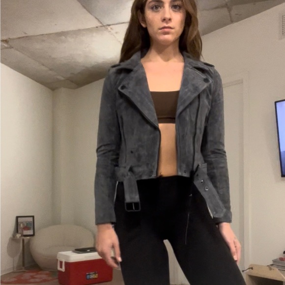 BLANK NYC SUEDE MOTO JACKET XS NEW WITH TAGS - Picture 4 of 7